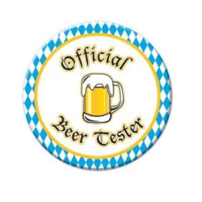 Oktoberfest Button Official Beer Tester