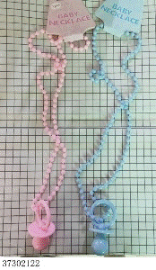 Bead Necklace with Dummy Pink
