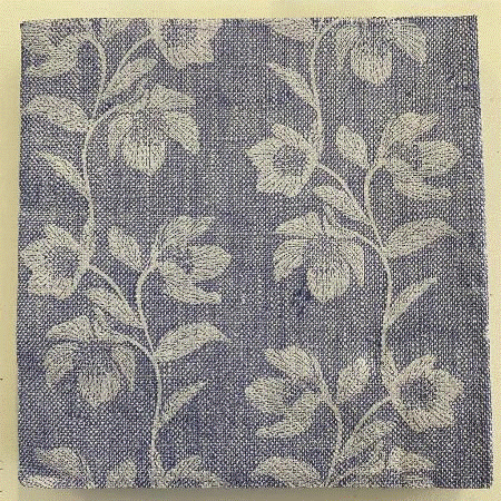 Serviettes - Texture Turquoise Flowers (20)