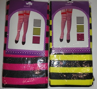 Stockings with Black Stripes