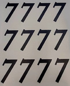 Balloon Sticker - Black 7