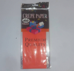 Crepe Paper - Orange/Red
