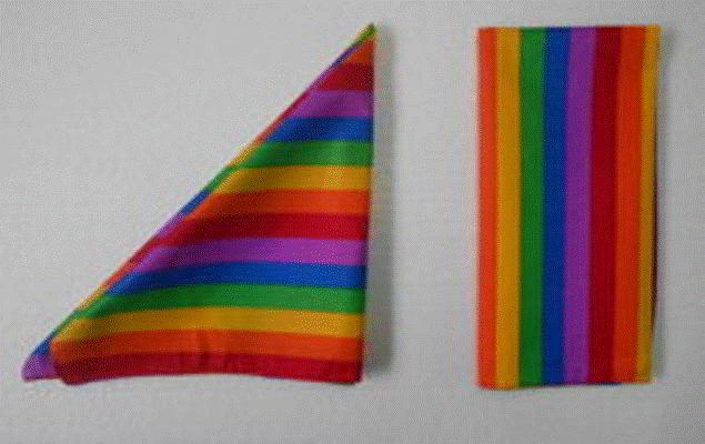 Bandanna Rainbow Multicolor 53x53cm