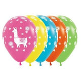 Balloon - Latex Llama Tropical assorted
