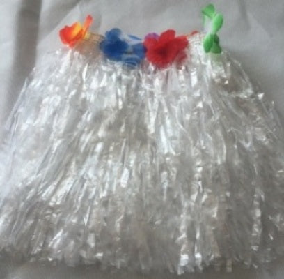 Hula Skirt 30cm White