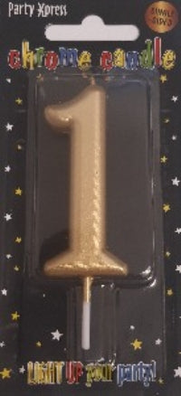 Candle - No 1 Chrome Gold