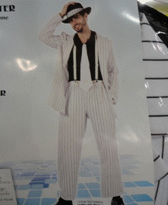 Costume Adult Gangster standard size 5pce