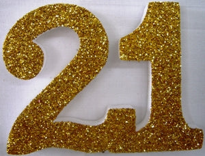 Polystrene 21 30cm Glitter Gold