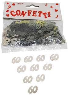 Confetti Silver 60 10mm 16g