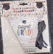 Flag Banner Congrats Grad