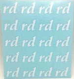 Balloon Sticker - White rd