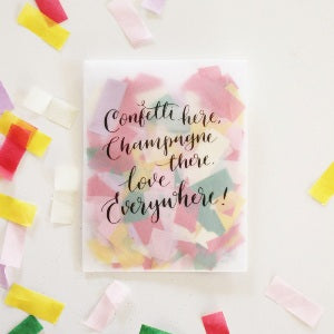 Boho Tissue Confetti in Decorative Envelope