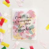 Boho Tissue Confetti in Decorative Envelope