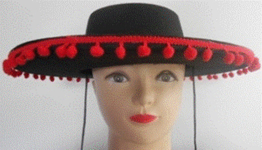 Spanish Hat with Red Balls