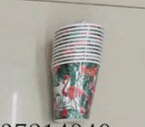 Tropical Flamingo Cups (10)