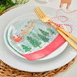 Snowglobe Shaped Napkins (16)