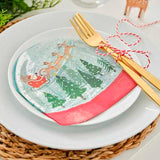 Snowglobe Shaped Napkins (16)