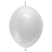 LOL Balloon - Satin Pearl Silver
