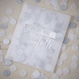 Vintage Affair Confetti Envelope Silver (10)