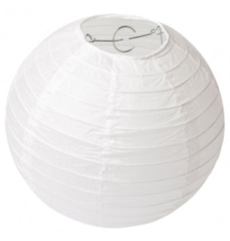 Lantern - Round Paper 40cm White