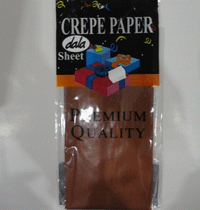 Crepe Paper - Brown