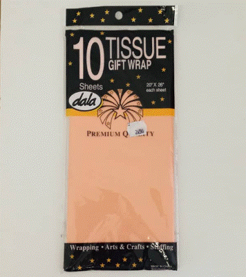 Tissue Paper - Peach 10pcs