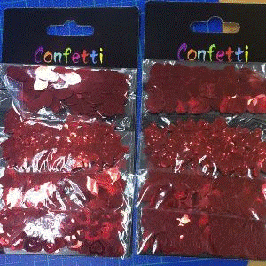Confetti - Red Hearts 20g