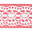 Ribbon - Lace Pattern Pink 2.5cm