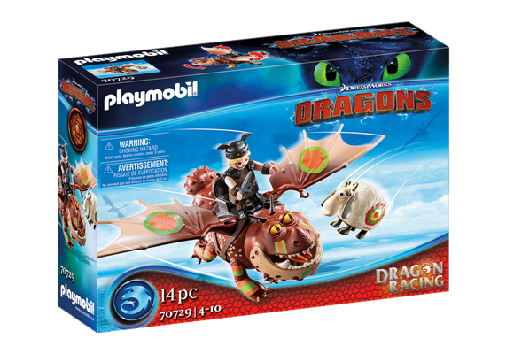 Playmobil Dragon Racing Fishlegs & Meatlug