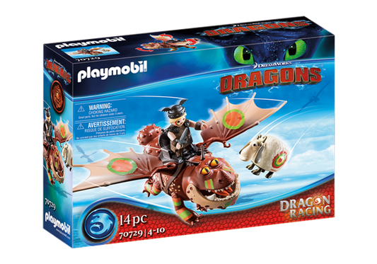 Playmobil Dragon Racing Fishlegs & Meatlug