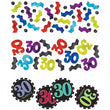 Confetti Chevron 30th Birthday