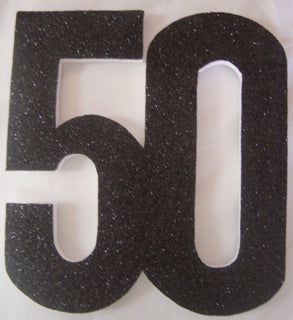 Polystrene 50 30cm Glitter Black