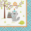 Happi Woodlands - Beverage Napkins blue (16)