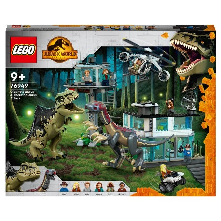Lego Jurassic World Giganotosaurus &amp; Therizinosaurus Attack