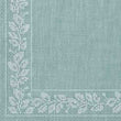Serviettes - Turquoise Fabric Flower (20