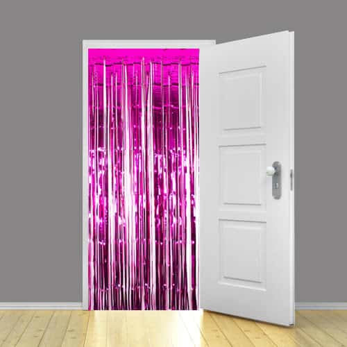 Door Curtain - Hot Pink 2m