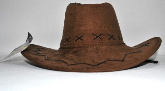 Cowboy Hat Leather Brown