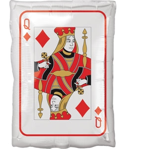 Foil Balloon Junior Shape Roll the Dice Jack & Queen