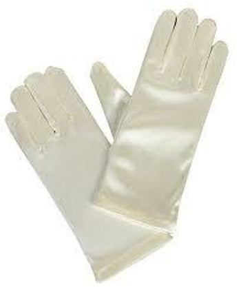 Gloves White Short 19cm