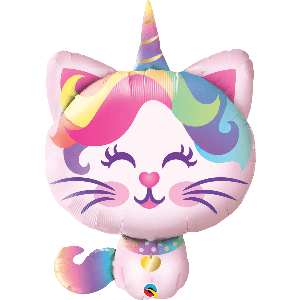Foil Balloon Super Shape 38in Mythical Caticorn