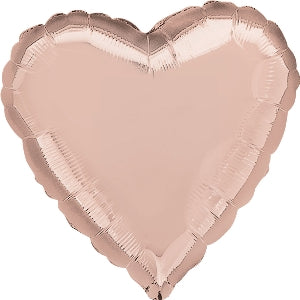Foil Balloon Rose Gold Heart