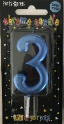 Candle - No 3 Chrome Blue