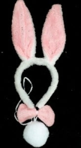 Bunny Set (Ears, Tail, Bowtie)